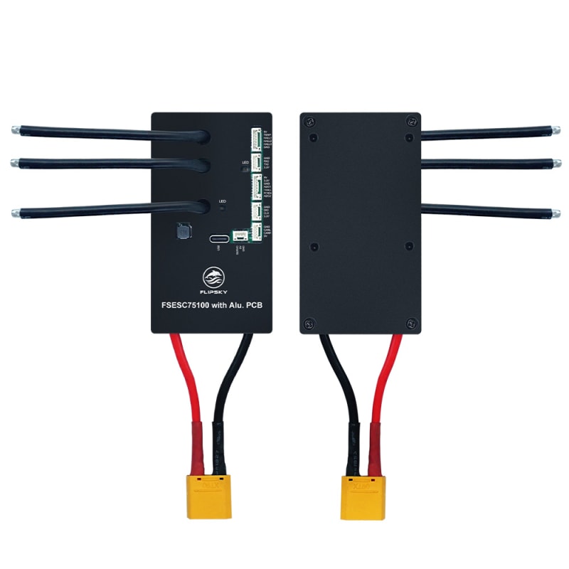 Flipsky 75100 Pro ESC With Aluminum PCB High Current MOS For Electric Scooter Support HALL ABI Sensor Control