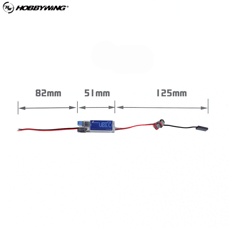 Hobbywing 3A UBEC 5V 6V Max 5A Lowest RF Noise BE