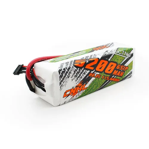 CNHL 5200mAh 22.2V 6S 90C Racing Series Lipo Battery (EC5)
